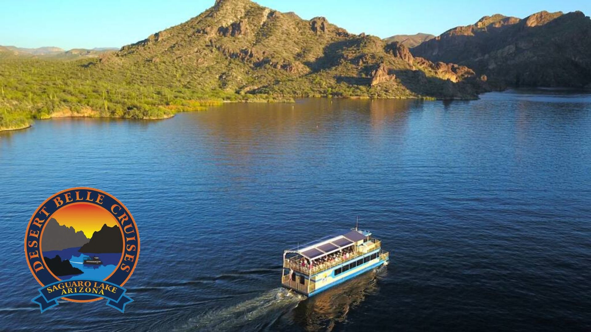 A popular thing to do for families, the Desert Belle Cruise travels down Saguaro Lake.